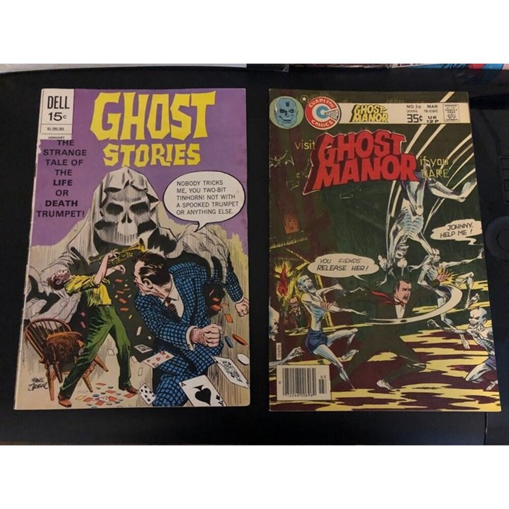Ghost Manor # 36 1978 Charlton + Ghost Stories # 31 VF- Dell Silver Age